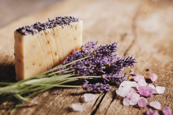 Lavender soap and bath salt